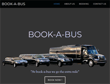 Tablet Screenshot of book-a-bus.com